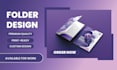 do customized presentation folder, medical folders
