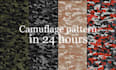 create camouflage seamless pattern in 24 hours