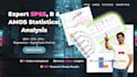guide you in data analysis in spss, r studio, amos, excel