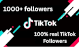 get organic tiktok promotion 1000 tiktok followers
