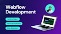 design webflow website, webflow animation, figma to webflow as webflow developer