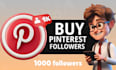 get pinterest promotion for 1000 followers on your profile