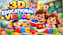 create 3d kids songs and nursery rhymes animation for youtube
