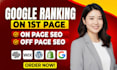 on page and technical SEO optimization for wordpress, shopif, wix
