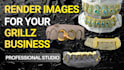 design and render professional grillz studio images