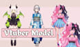 design vtuber model, live 2d model, vtuber rigging, 3d vtuber, vrchat avatar