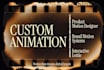 create professional custom logo animation for tech and saas brands