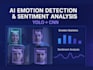 create emotion detection and sentiment analysis tool using ai python yolo CNN