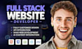 do full stack custom websites development backend frontend software developer