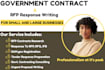 write winning response to rfp, government contract proposal, bids, tender, grant