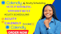 setup simplybook me acuity scheduling, calendly, vagaro booking appointment
