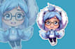 create an anime manga style chibi mascot logo