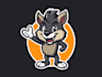 design a unique cartoon mascot logo