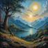 using the oil painting technique,  masterpieces
