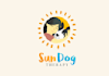 design fantastic sun dog therapy logo