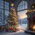 make a christmas illustration for you