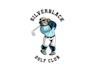 design aesthetics modern silver back golf club logo