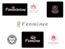 create a luxurious minimalist feminine logo design