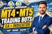 code mt4 mt5 eas indicator or expert advisor bot on any indicator