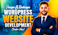 design or redesign wordpress website landing page ecommerce website development