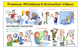 create custom whiteboard animation doodle explainer video