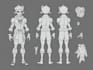 create a model sheet of your character