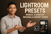 create professional lightroom presets for stunning photos