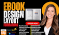 do book formatting, typesetting, layout design, book layout an print book design