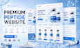 build fda compliant peptide website or supplement website, peptide store design