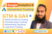 setup google analytics 4, ga4 ecommerce tracking, ads conversion tracking by GTM