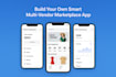 build multi vendor marketplace app, ecommerce app, multi vendor website