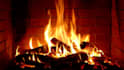create a cozy 4k fireplace video with crackling sounds