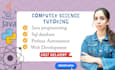 teach you computer science , cpp , java , java script and python projects
