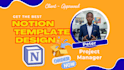 be your notion expert building custom notion template website notion dashboard