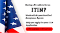 get your itin individual taxpayer number as irs caa