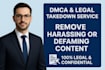 remove harassing, defaming, leaked content using dmca and legal method