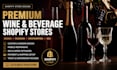 design wine shopify store beverages website wine website liquor shopify store
