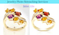 do high end jewelry retouching and photo editing