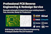 reverse engineer, redesign, and recreate pcb schematics and layout from existing