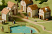 create low poly 3d environment