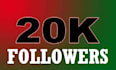 drive 20,000 organic targeted instagram followers fast