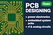 pcb layouts, power electronics, and embedded system circuits