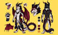 create fursona ref sheet anthro furry reference sheet furry ref sheet furry oc