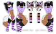 fursona ref sheet furry reference sheet anthro ref sheet anime ref sheet sfw oc
