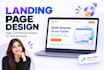 design a modern responsive landing page that converts