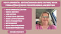 developmental edit proofread line edit and polish your book, novel or manuscript