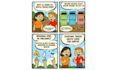 draw a unique comic strip in 4 hours