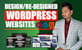 design and redesign custom SEO wordpress website