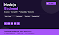 build a scalable nodejs backend with database