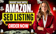create amazon SEO copywriting that sells, amazon product listing optimization
